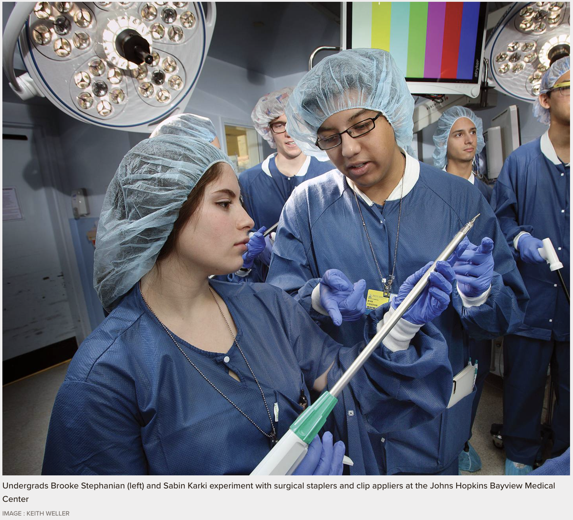 Sabin Karki at Hopkins Bayview OR